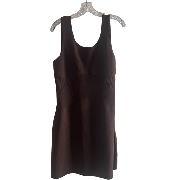 Lululemon Tight-Fit Knit Tank Dress in Java - Dark Brown Size XL New - Picture 8 of 11